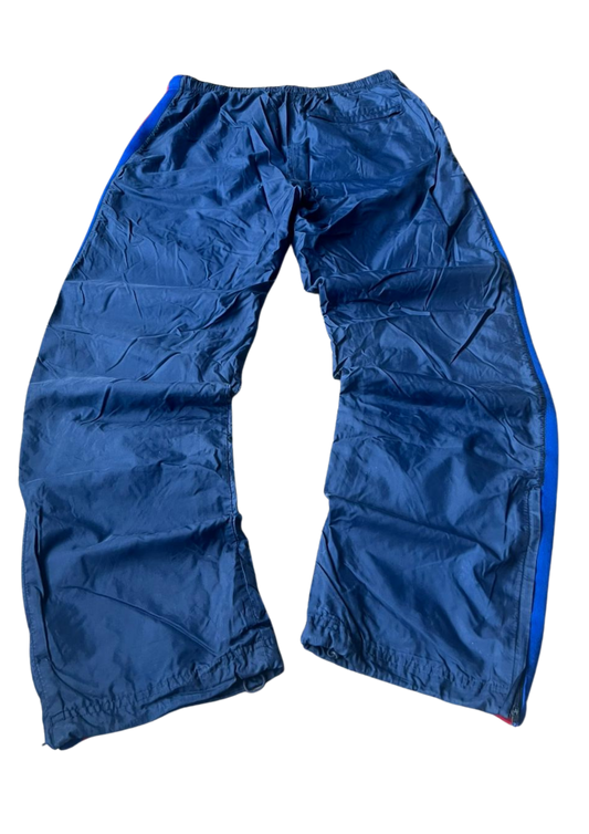 Nike Hexa Trackpants Blue&Red Flaired - Baggy M