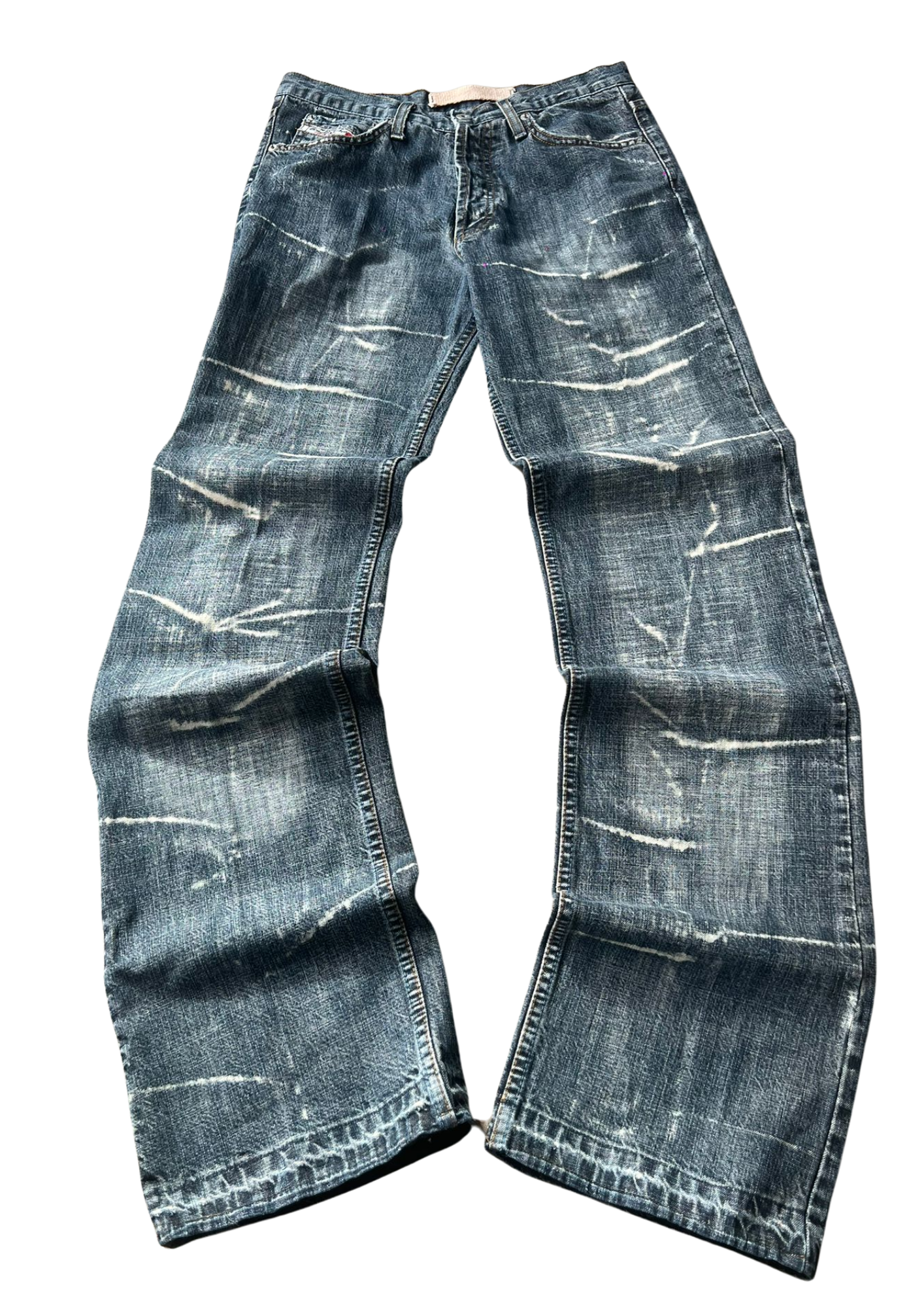 Diesel Vintage Lightning Wash Jeans Longfit - Baggy M