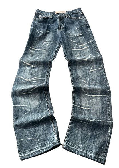 Diesel Vintage Lightning Wash Jeans Longfit - Baggy M