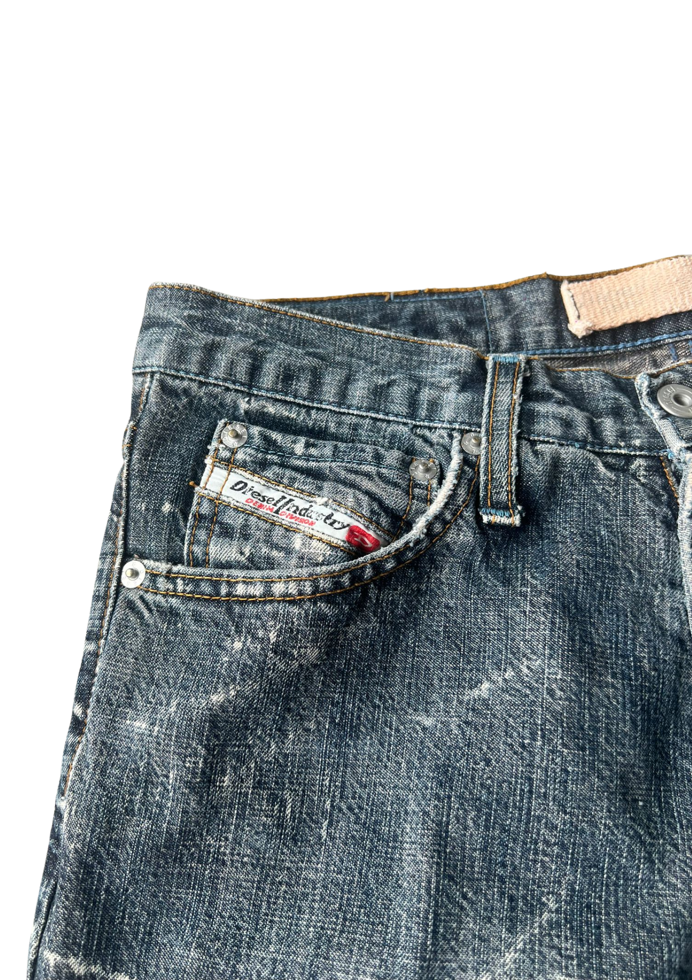 Diesel Vintage Lightning Wash Jeans Longfit - Baggy M