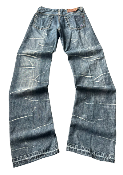 Diesel Vintage Lightning Wash Jeans Longfit - Baggy M
