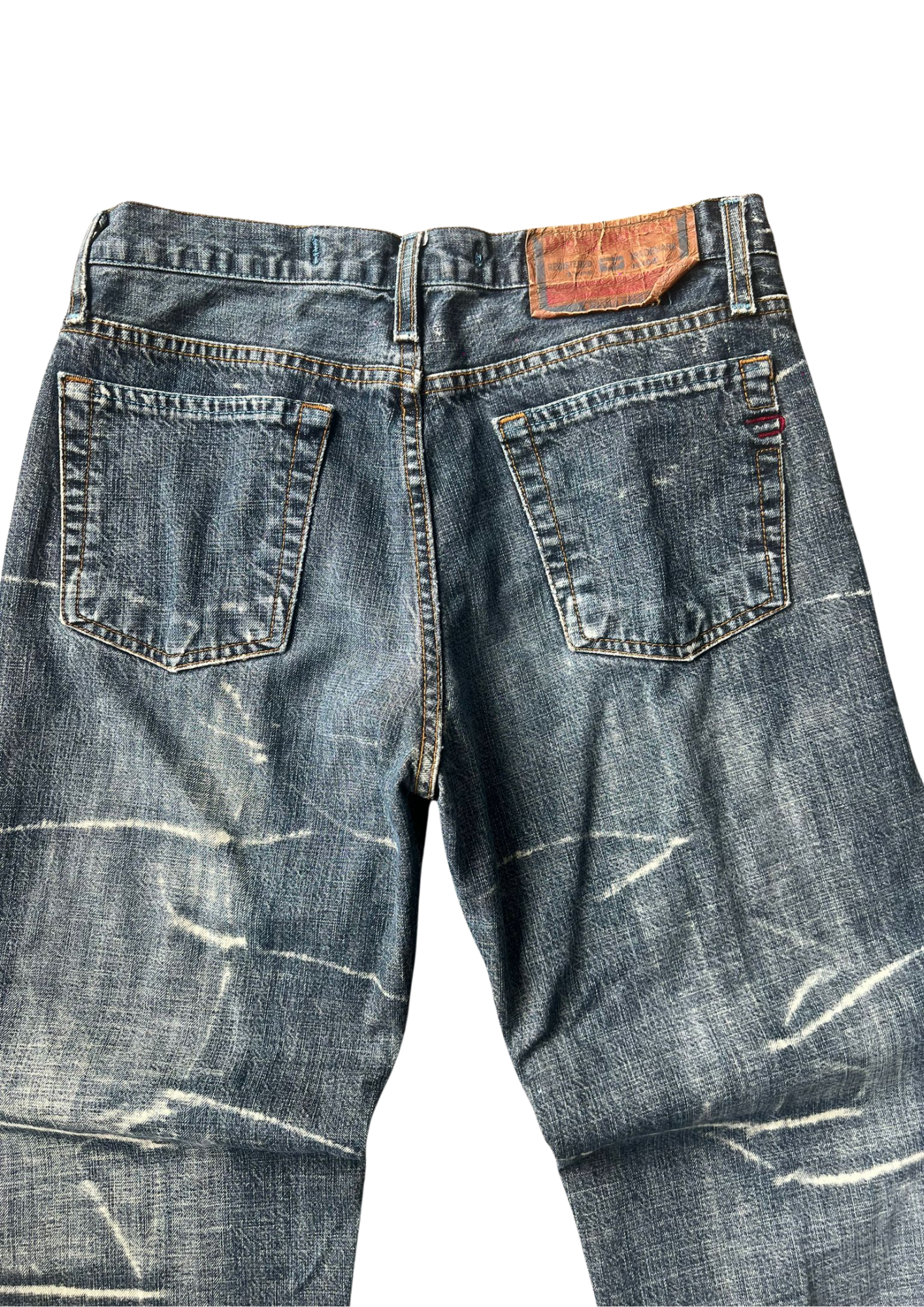 Diesel Vintage Lightning Wash Jeans Longfit - Baggy M