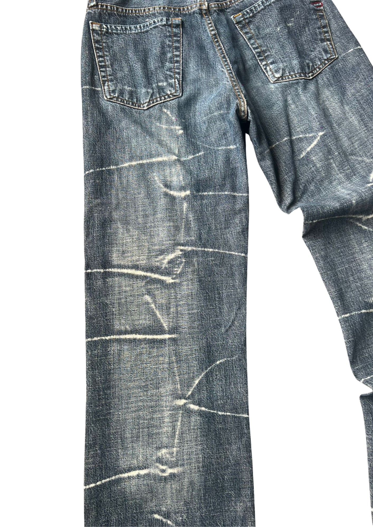 Diesel Vintage Lightning Wash Jeans Longfit - Baggy M