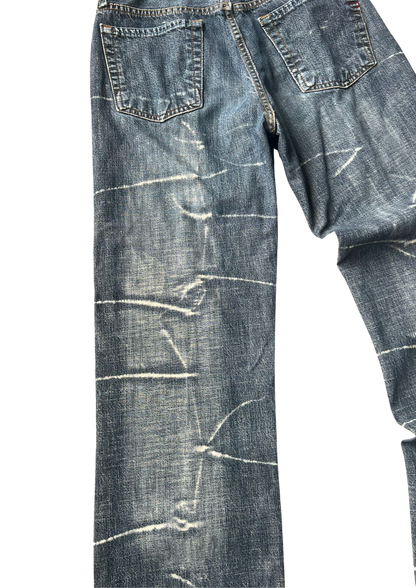 Diesel Vintage Lightning Wash Jeans Longfit - Baggy M