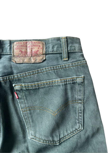 Levi's 501 Baggy Green Wash Vintage Jeans - S/M