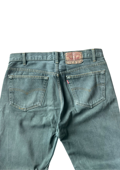 Levi's 501 Baggy Green Wash Vintage Jeans - S/M