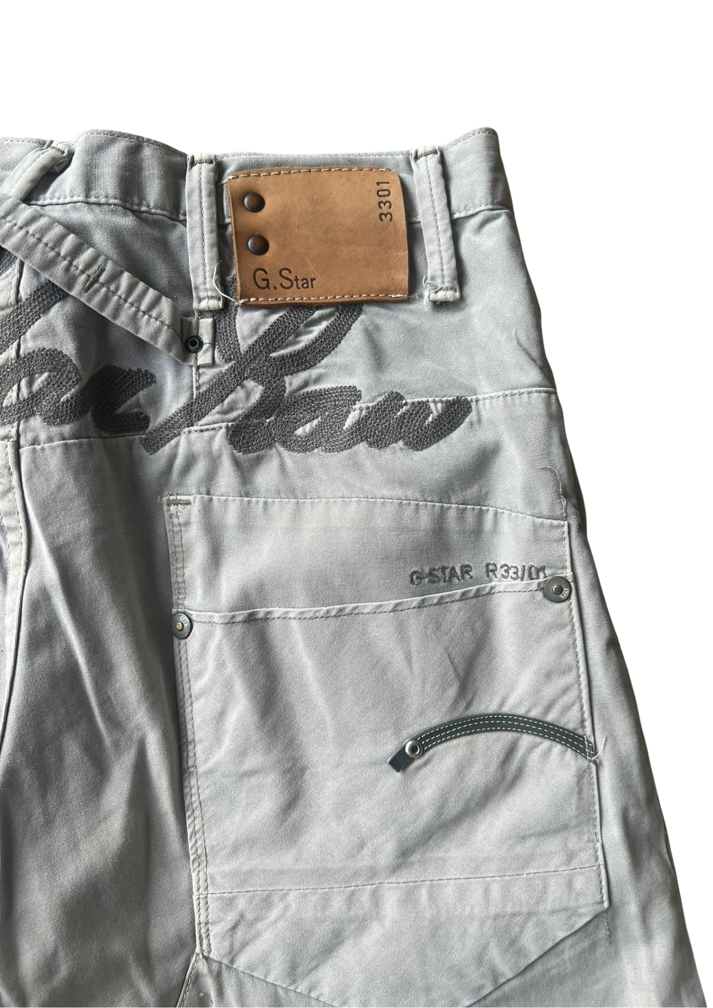 G-Star RAW Jeans Backprint Grijs - Baggy S