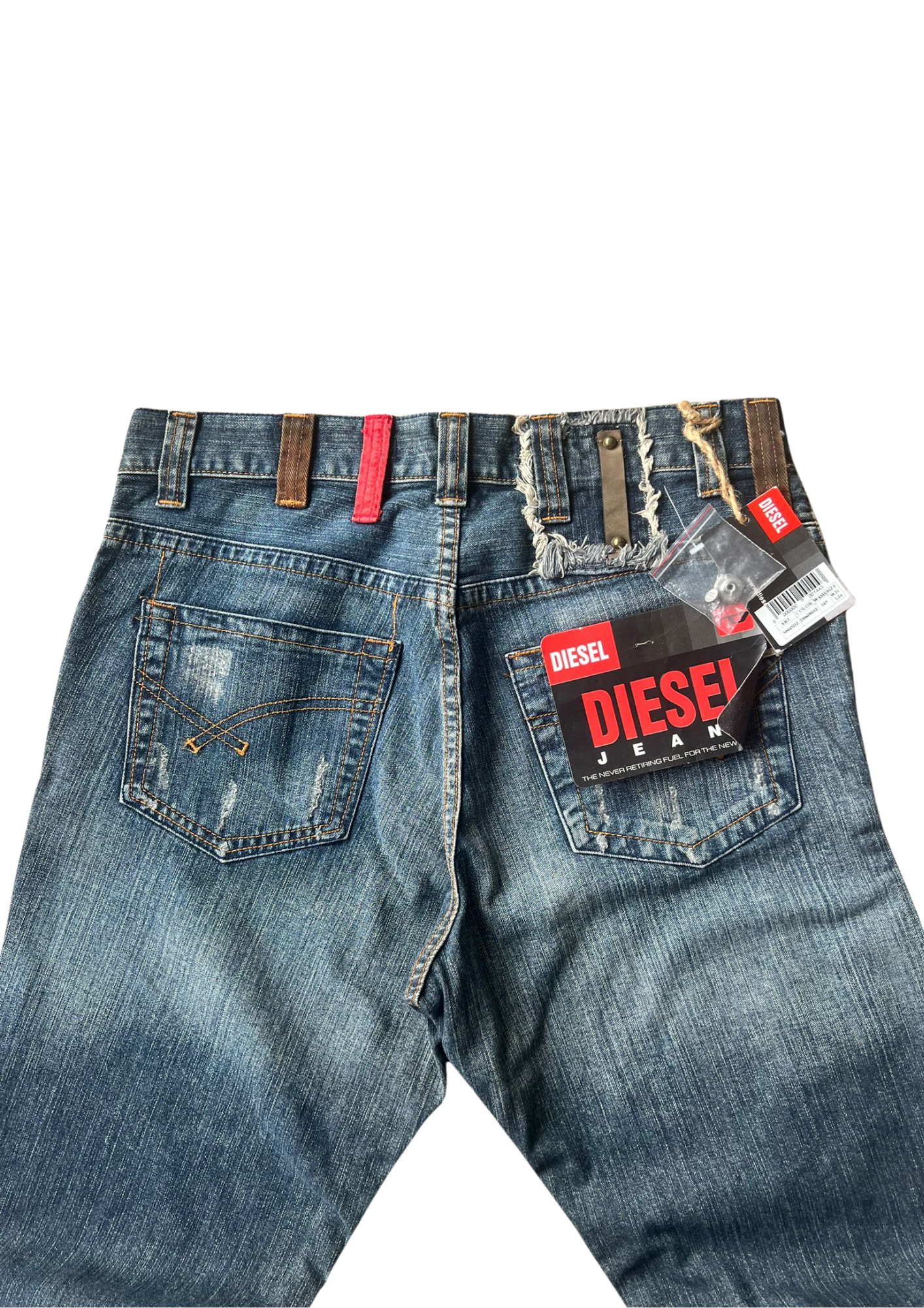Diesel Vintage Wassing en Stitching NIEUW MET KAARTJE - Baggy M