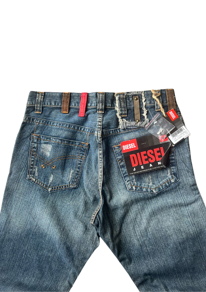 Diesel Vintage Wassing en Stitching NIEUW MET KAARTJE - Baggy M
