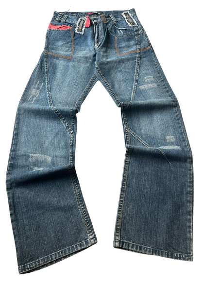 Diesel Vintage Wassing en Stitching NIEUW MET KAARTJE - Baggy M
