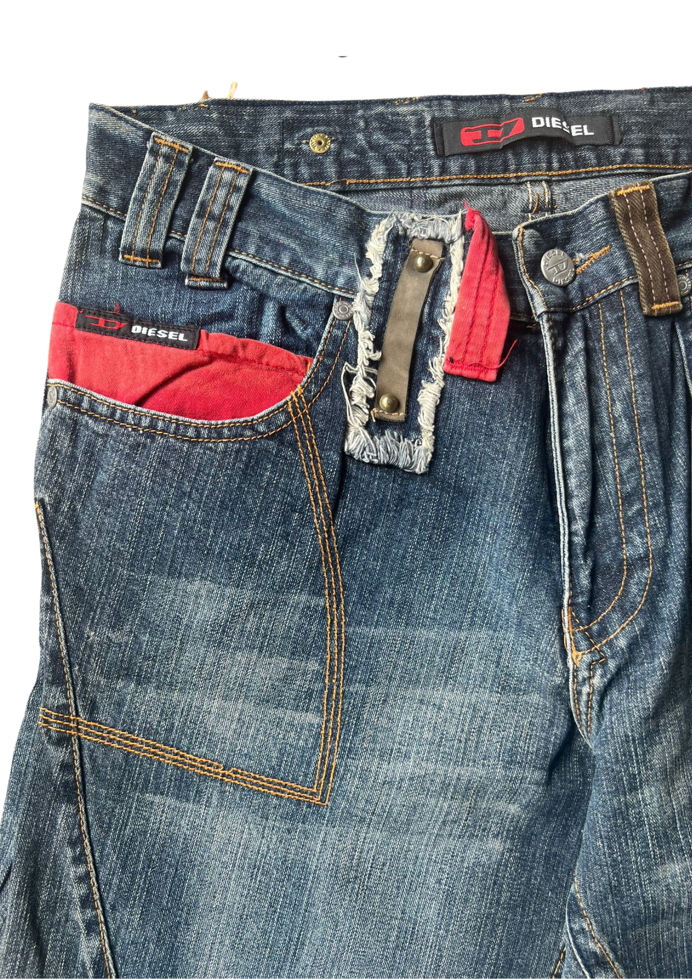 Diesel Vintage Wassing en Stitching NIEUW MET KAARTJE - Baggy M