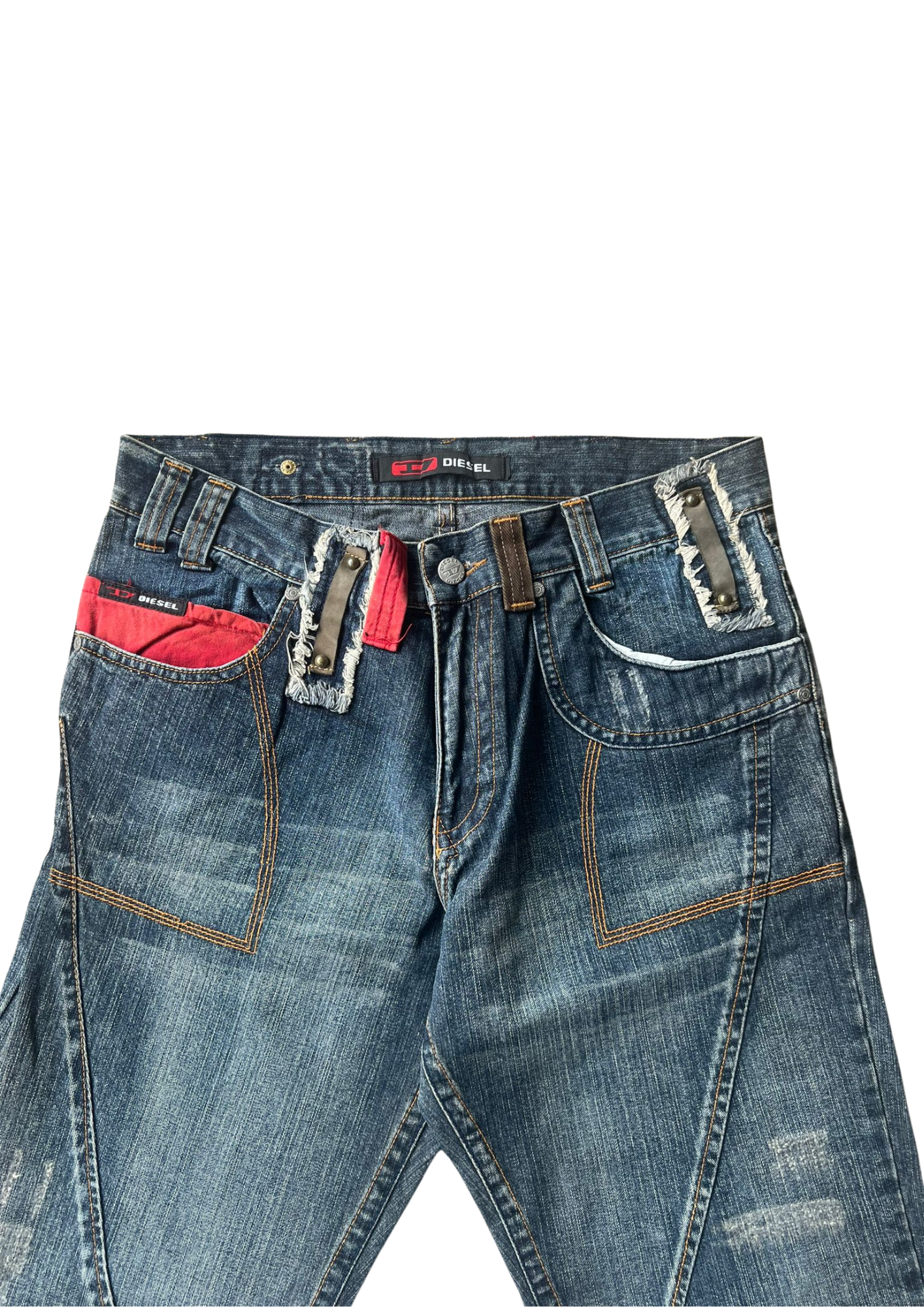 Diesel Vintage Wassing en Stitching NIEUW MET KAARTJE - Baggy M