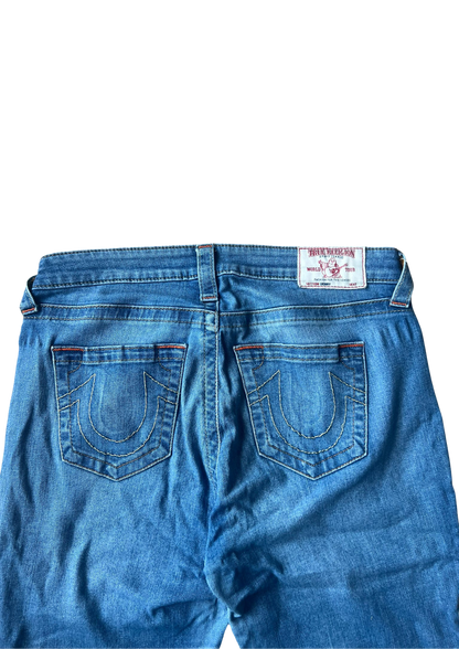 True Religion Vintage Jeans White&Red Label - Straight Leg S