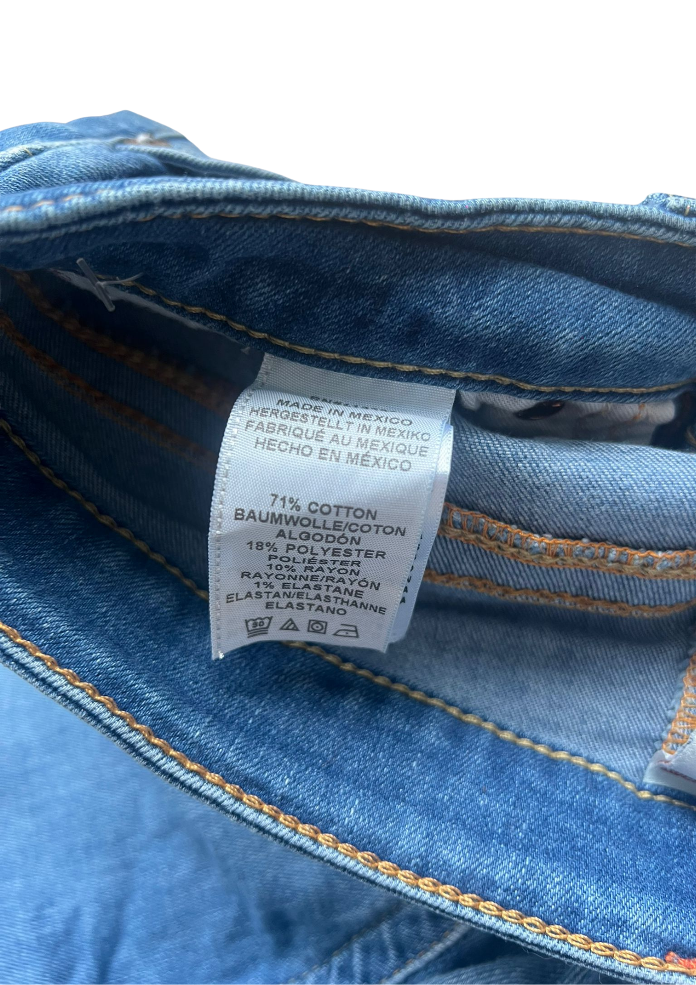 True Religion Vintage Jeans White&Red Label - Straight Leg S