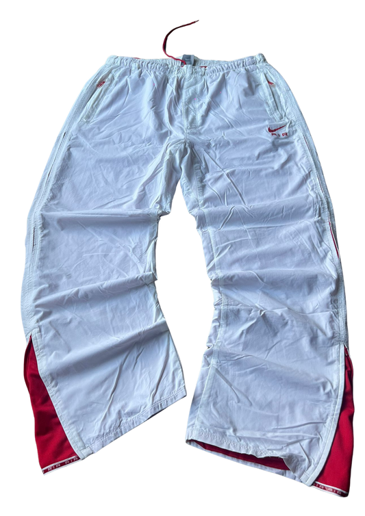 Nike Air Max White&Red Trackpants - Baggy L