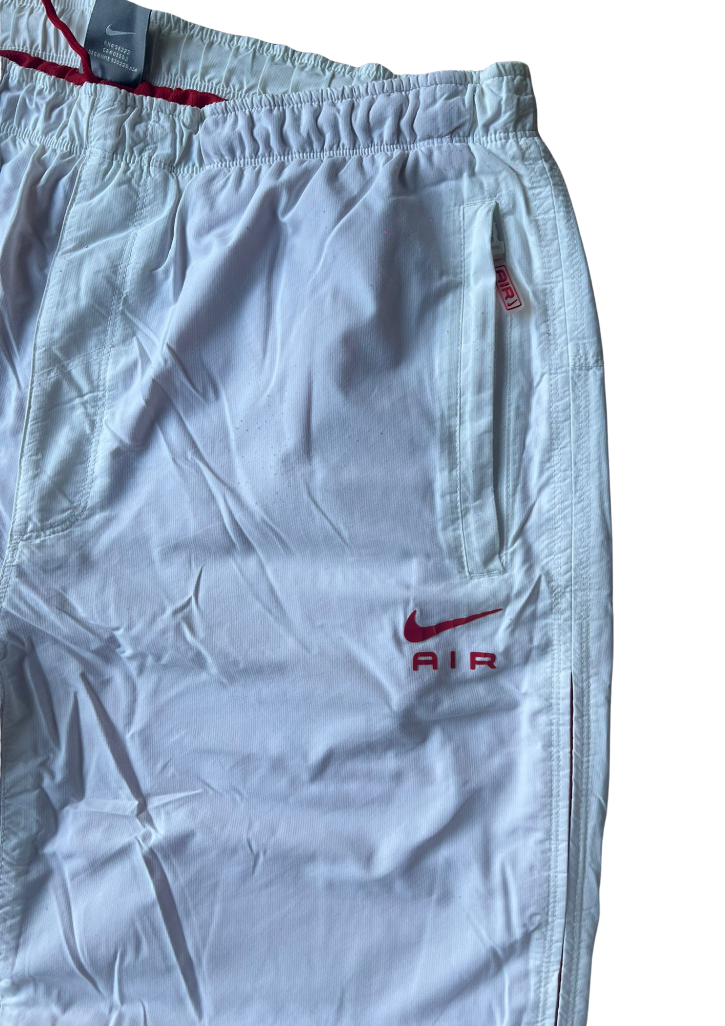 Nike Air Max White&Red Trackpants - Baggy L
