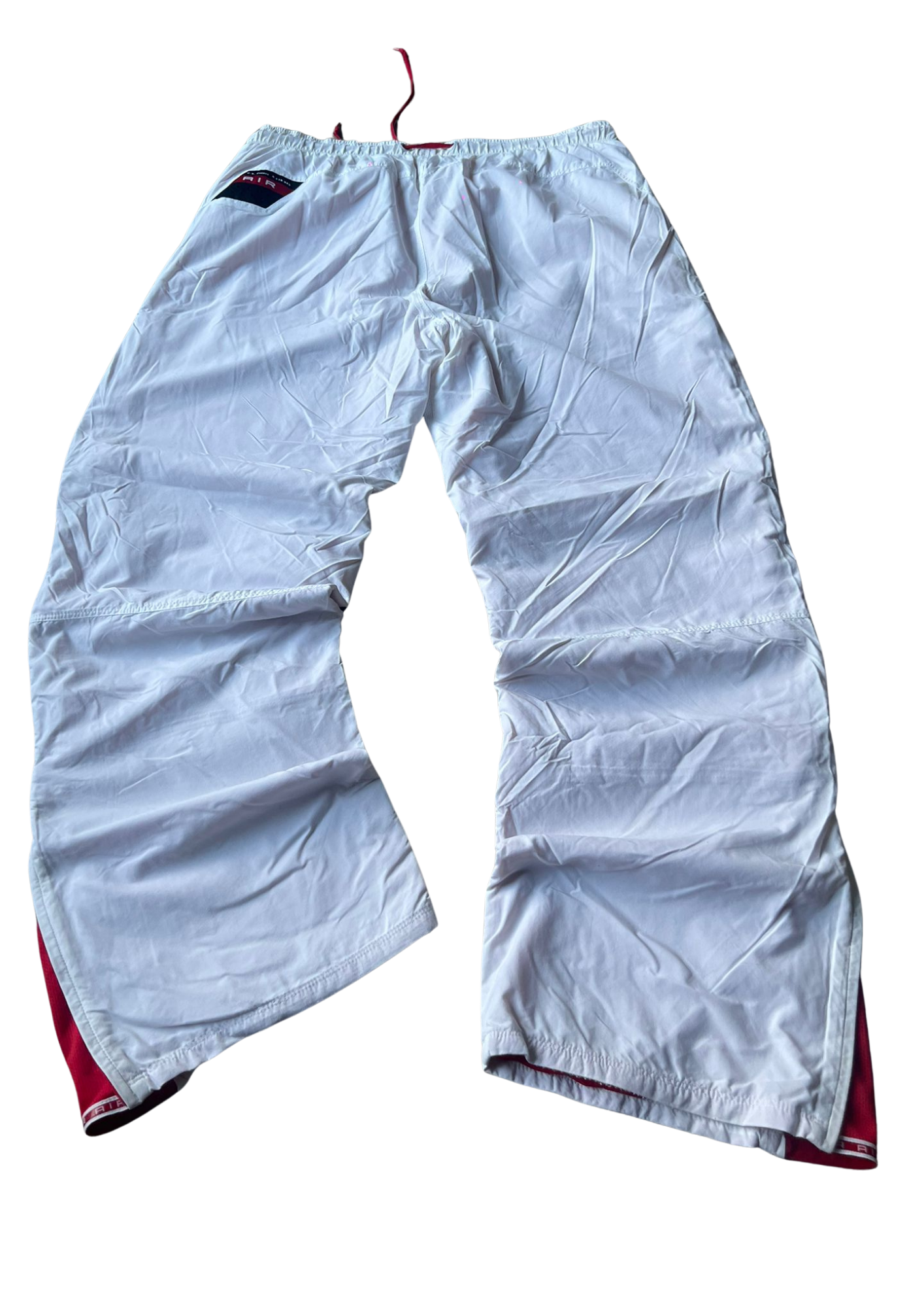 Nike Air Max White&Red Trackpants - Baggy L