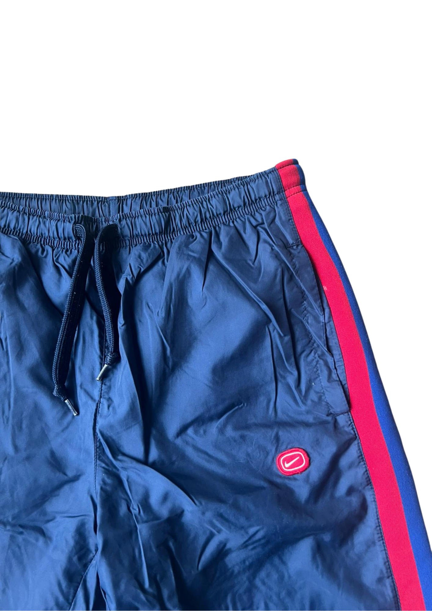Nike Hexa Trackpants Blue&Red Flaired - Baggy M