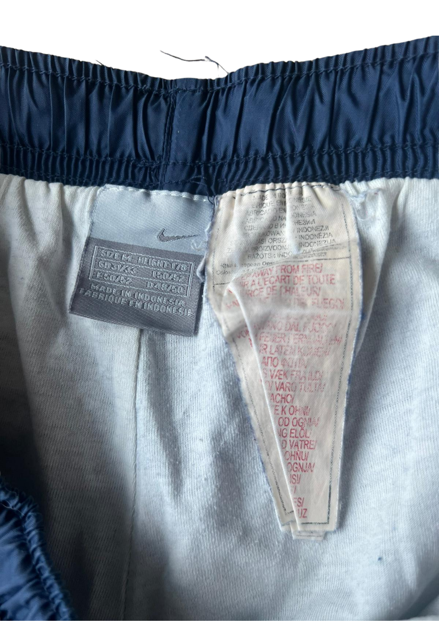 Nike Hexa Trackpants Blue&Red Flaired - Baggy M