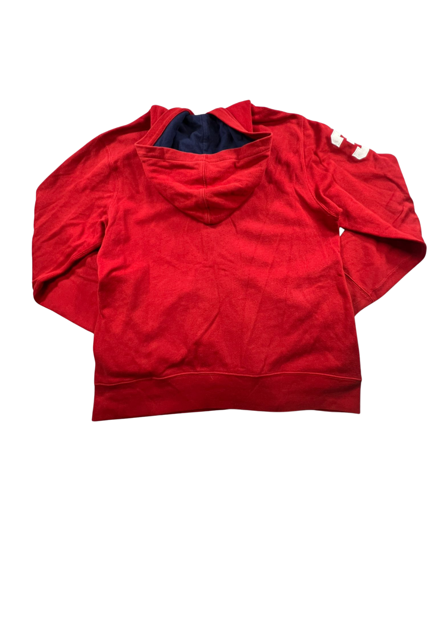 Ralph Lauren Jacket Red/Navy Blue - Cropped Fit S