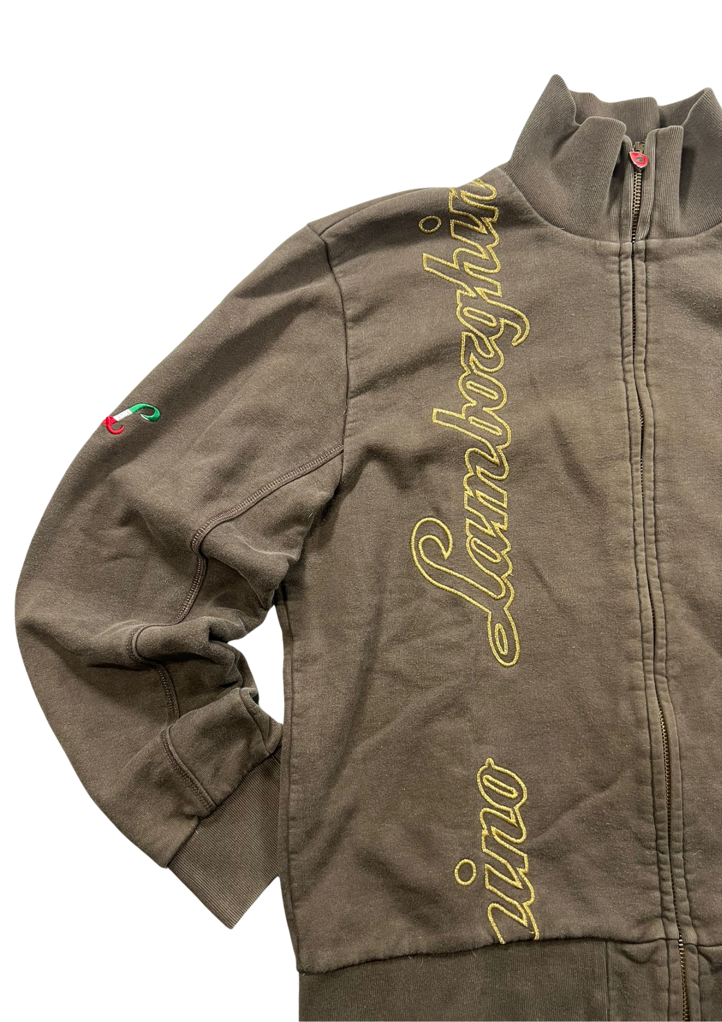 Lamborghini Vintage Jacket Golden Text - Baggy S/M