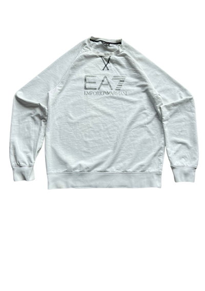 Armani EA7 Sweater Wit/Silver Vintage - S/M