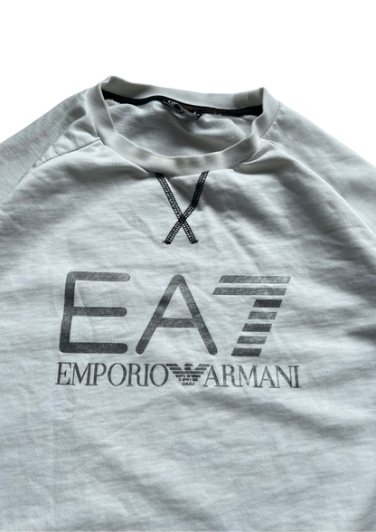 Armani EA7 Sweater Wit/Silver Vintage - S/M