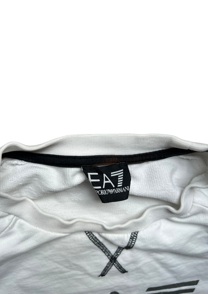 Armani EA7 Sweater Wit/Silver Vintage - S/M