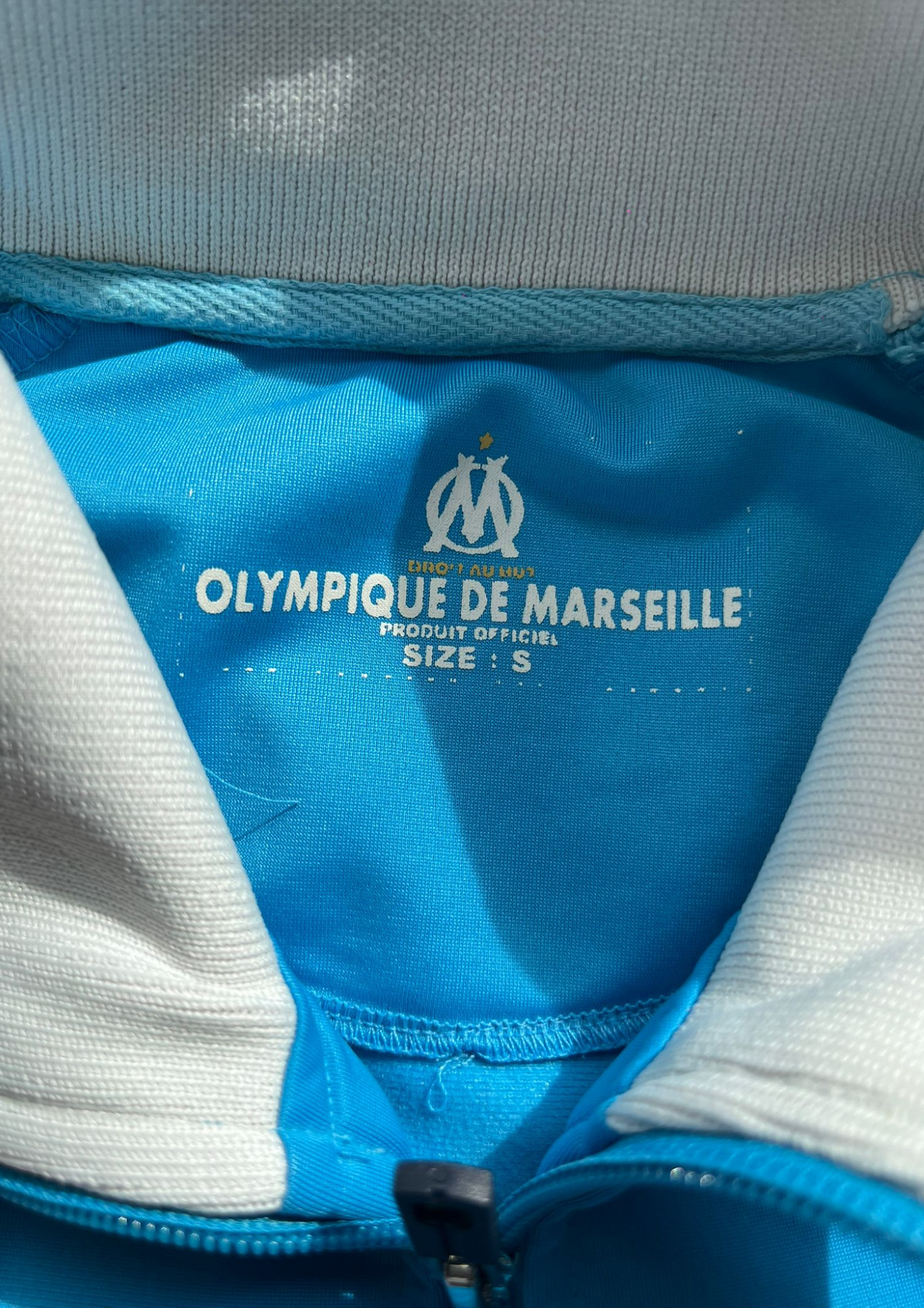 OM Marseille Jacket Licht Blauw/Wit - S