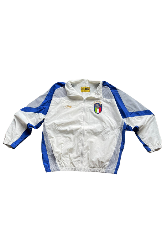 Corteiz Italy Vintage Jacket (Extreme Rare) Blauw/Wit - Baggy Wit