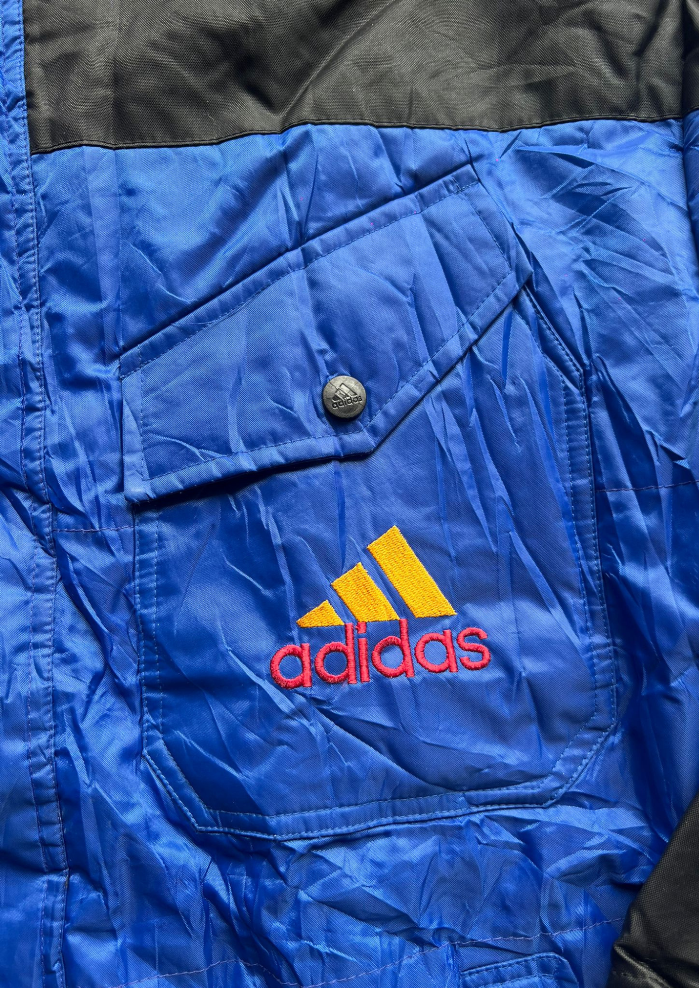 Adidas Vintage Jacket Blauw/Black (special Logo) - L