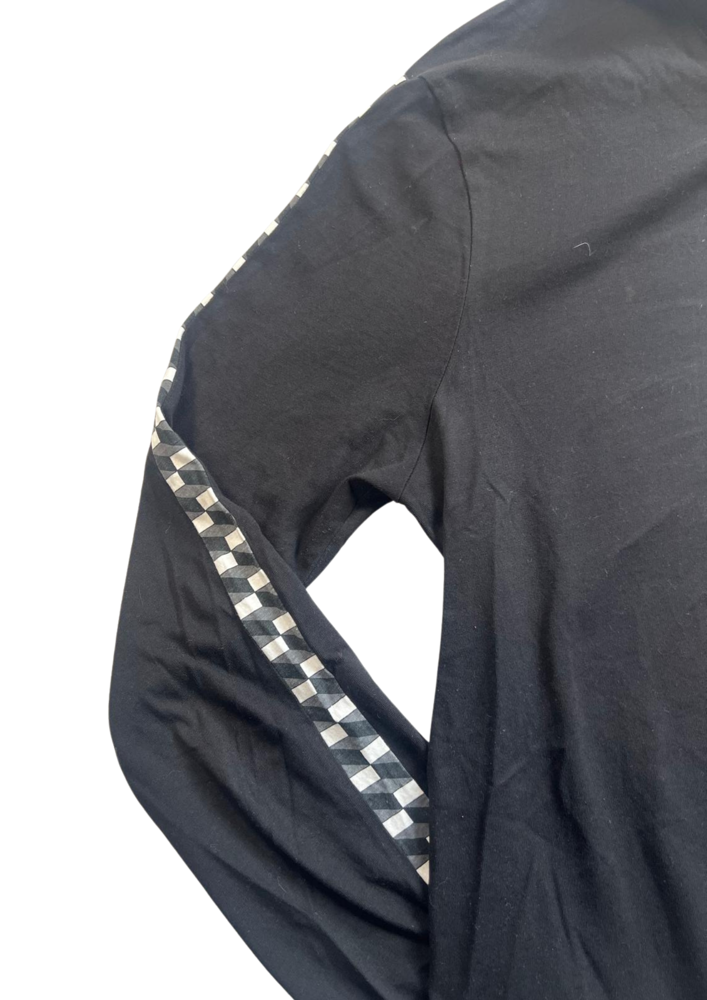 Armani Longsleeve Zwart/Rood Exchange Finish Vlag - S