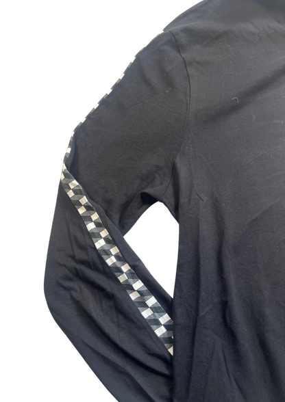 Armani Longsleeve Zwart/Rood Exchange Finish Vlag - S