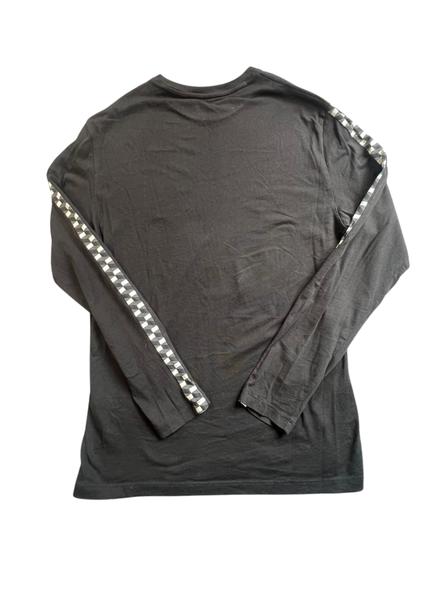 Armani Longsleeve Zwart/Rood Exchange Finish Vlag - S