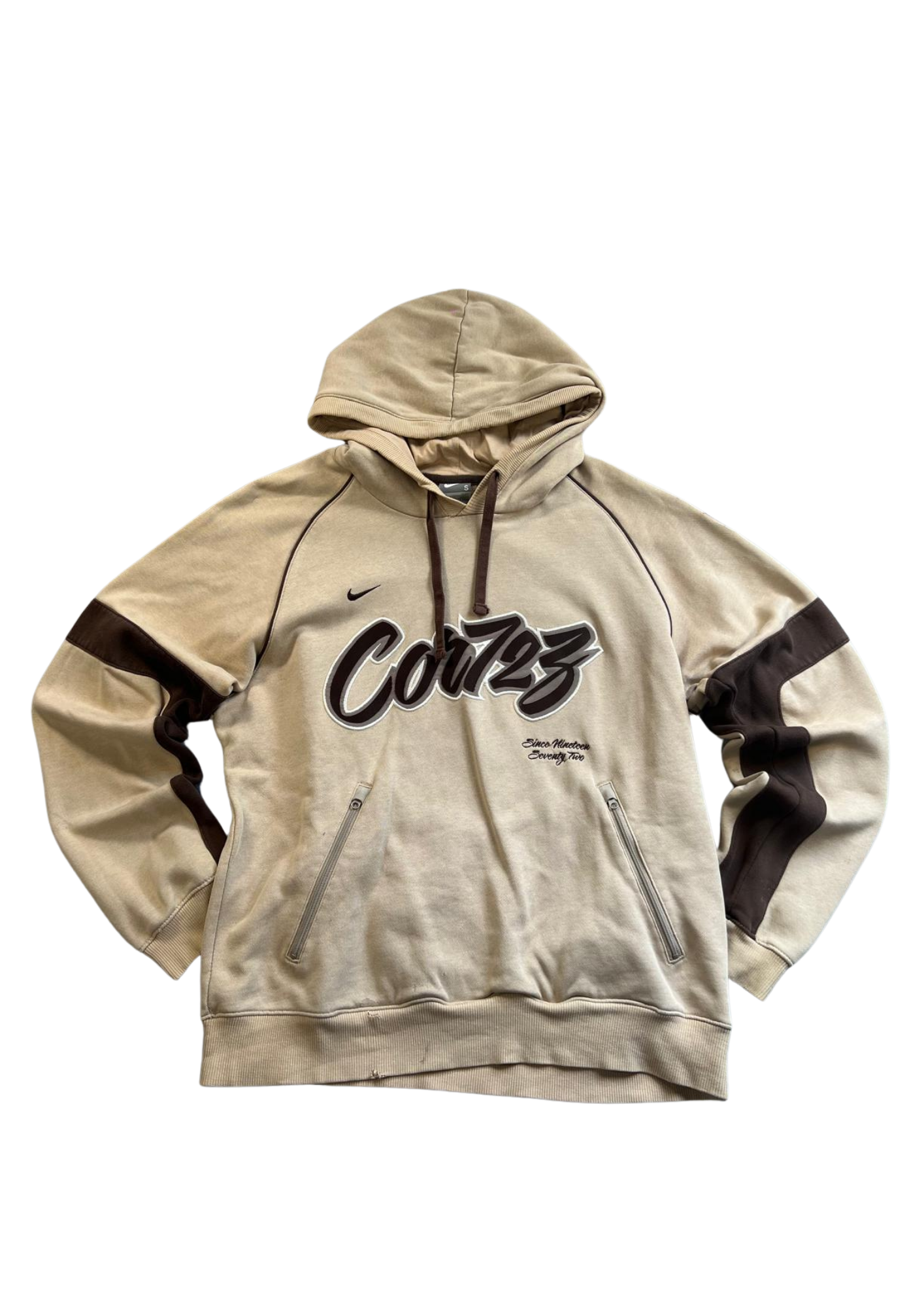 Nike Cortez 72 Hoodie Beige/Brown - S - Grade B