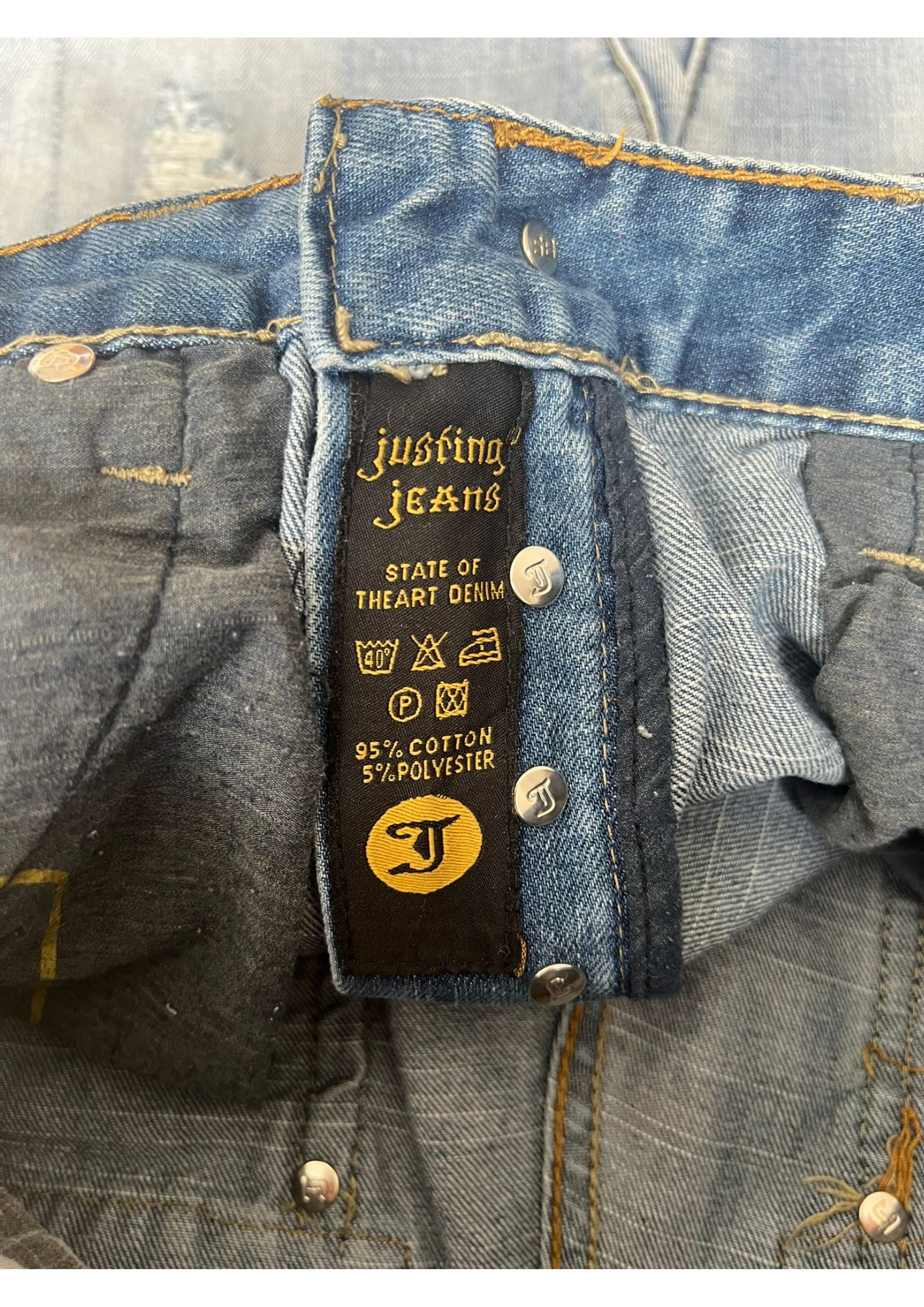 Justing Custom Vintage Jeans (Armani inspiratie) - M