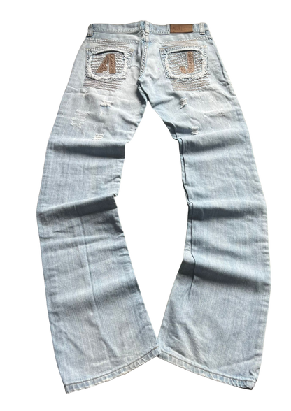 Armani Printed Vintage Jeans - XS