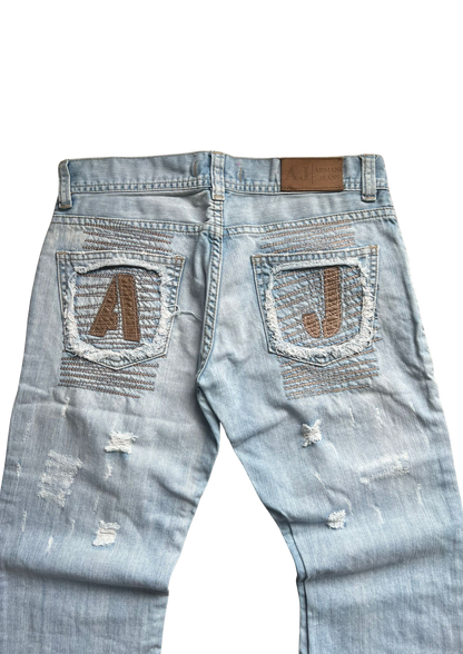 Armani Printed Vintage Jeans - XS