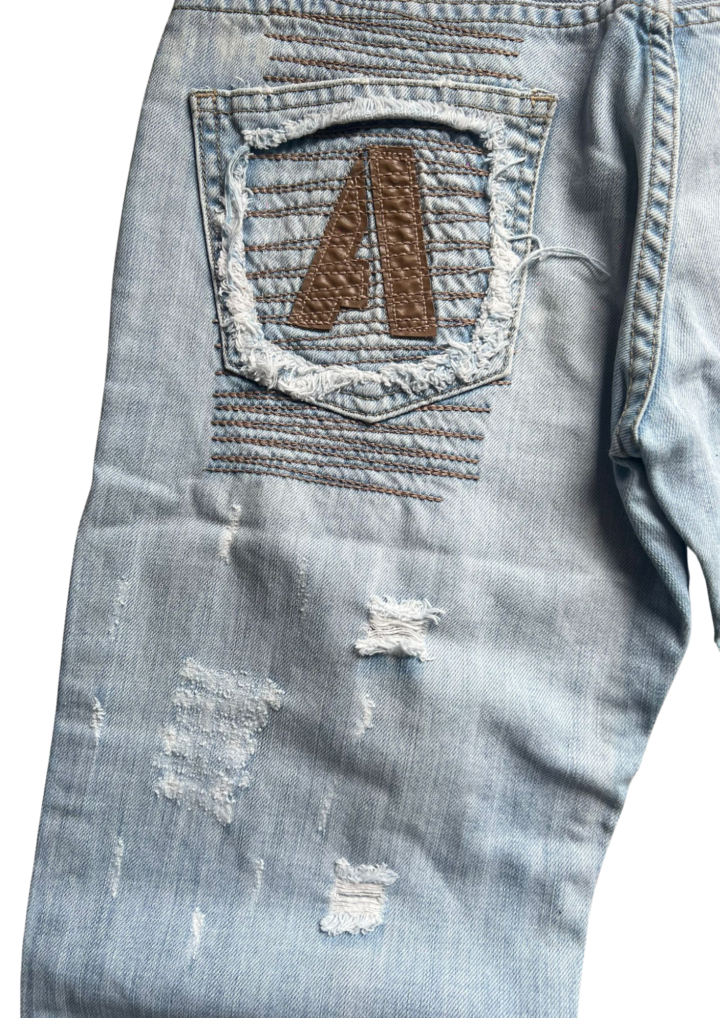 Armani Printed Vintage Jeans - XS