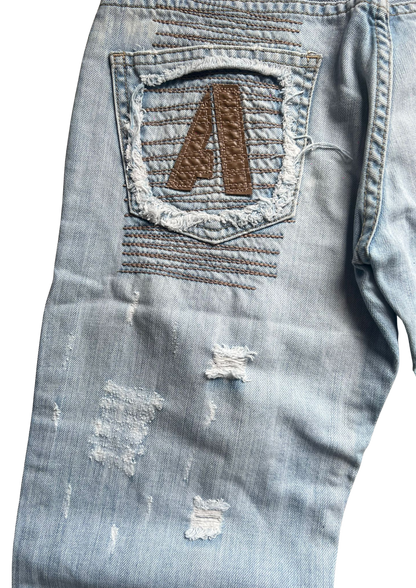 Armani Printed Vintage Jeans - XS