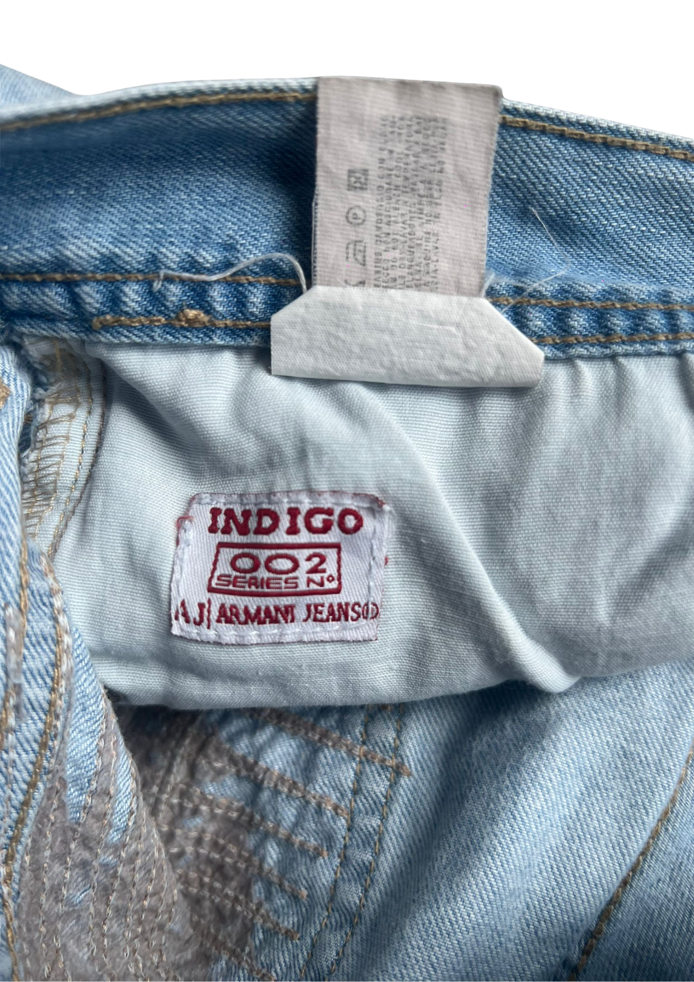 Armani Printed Vintage Jeans - XS