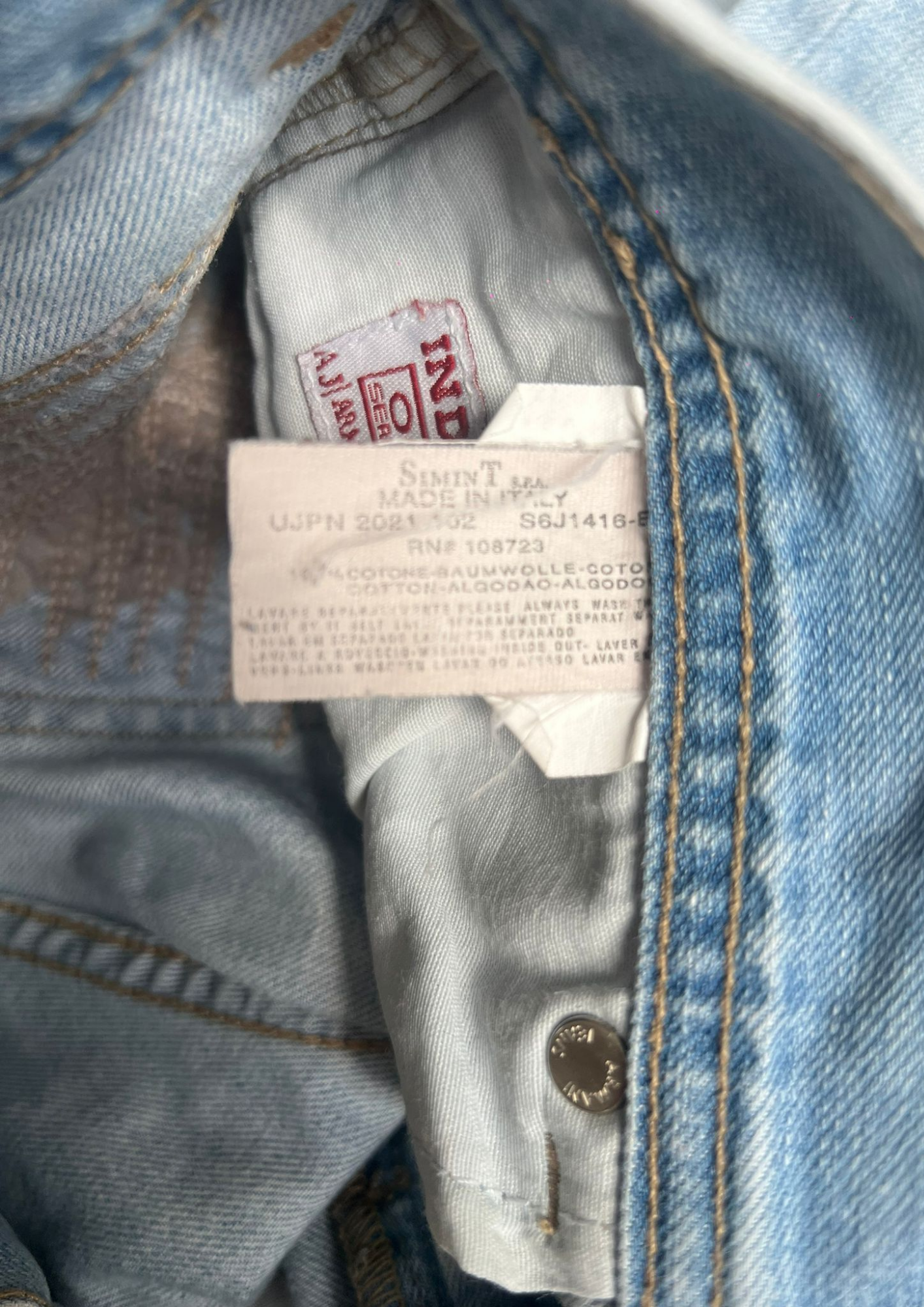 Armani Printed Vintage Jeans - XS