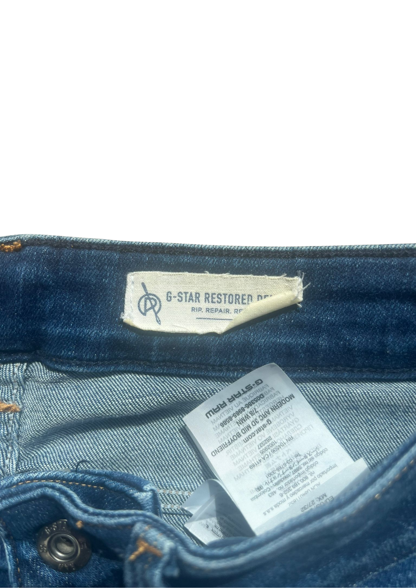G-Star RAW Reworked Vintage Jeans - XS Straight Leg