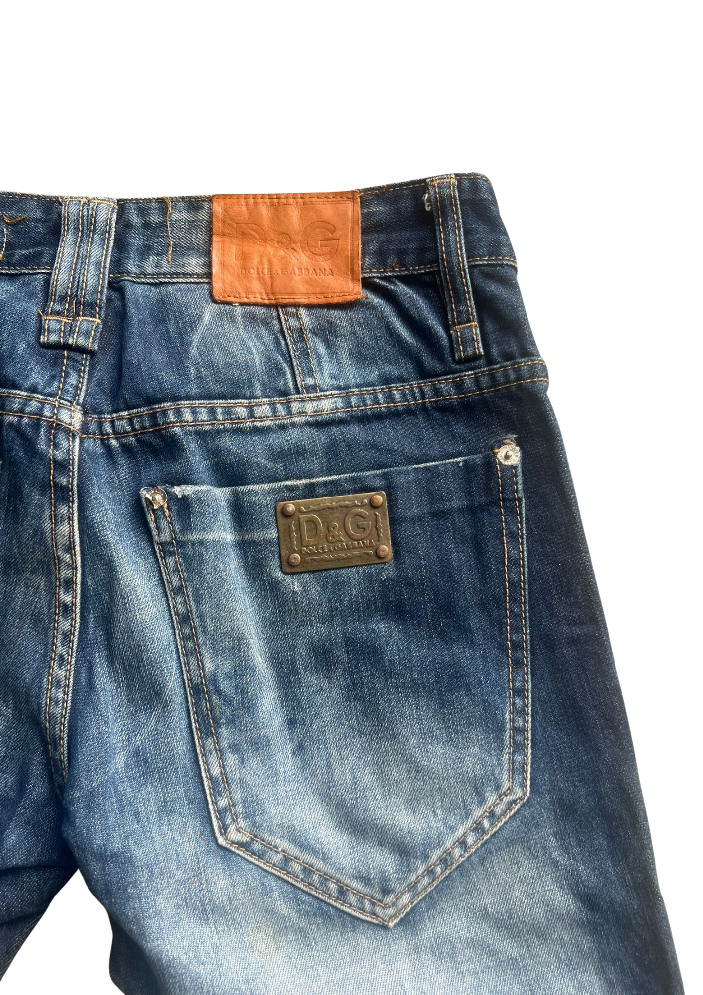 Dolce&Gabbana Washed Dark Vintage Jeans - S/M