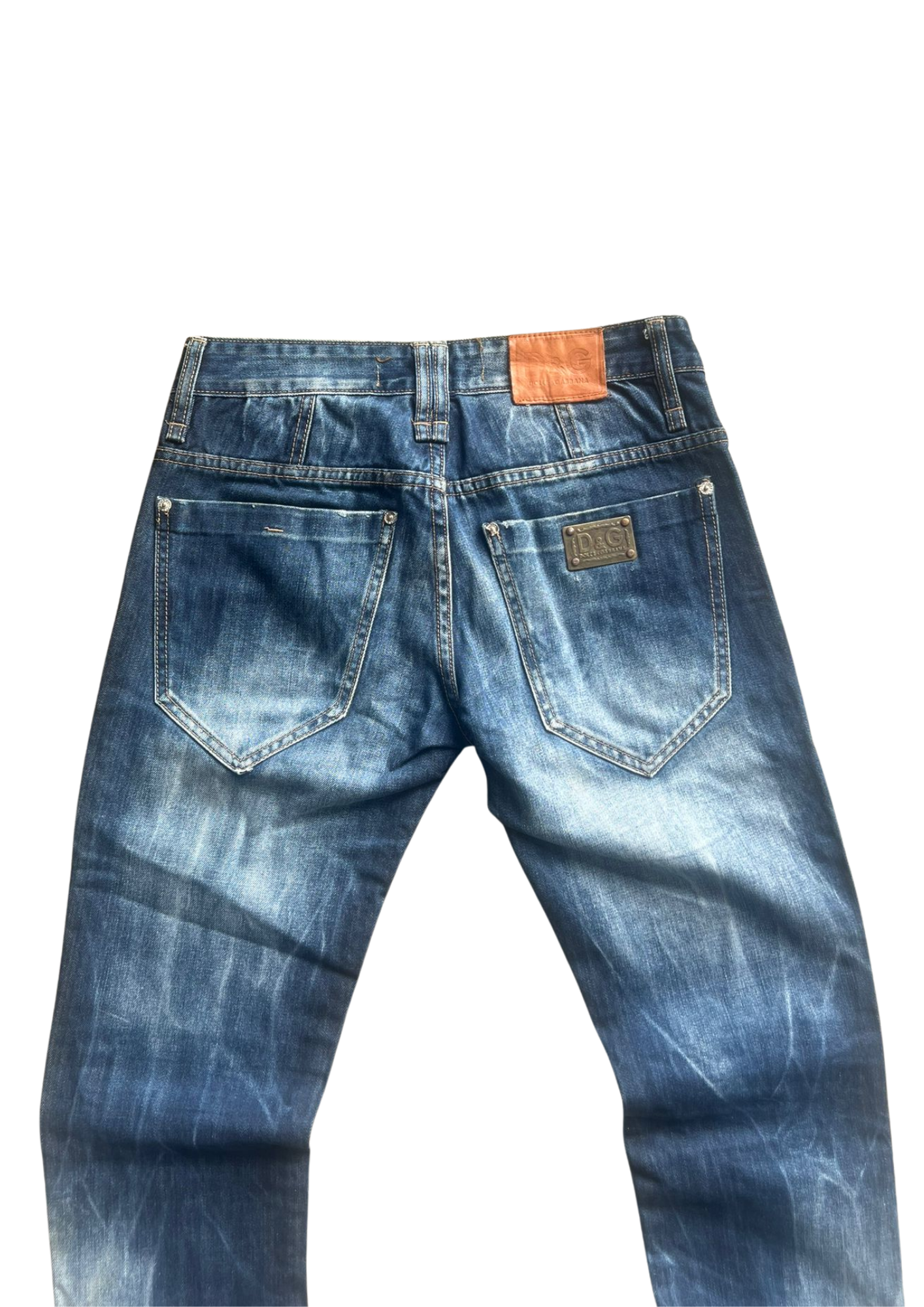 Dolce&Gabbana Washed Dark Vintage Jeans - S/M
