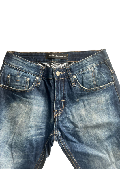 Dolce&Gabbana Washed Dark Vintage Jeans - S/M