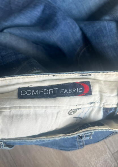 Armani Silver Metal Logo Vintage jeans - M