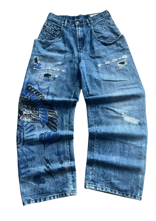 Diesel Jeans Vintage BluePrint - Baggy S