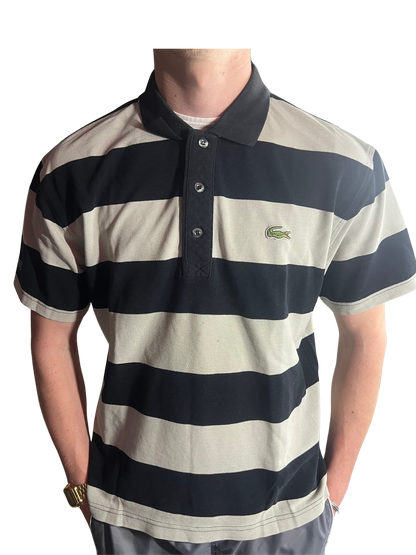 Lacoste striped polo - S