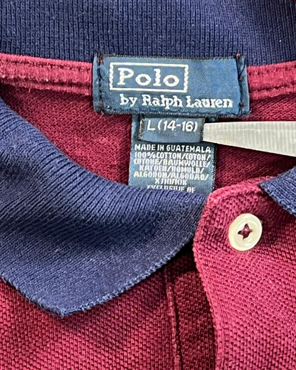Ralph Lauren Vintage Polo Maroon - XS
